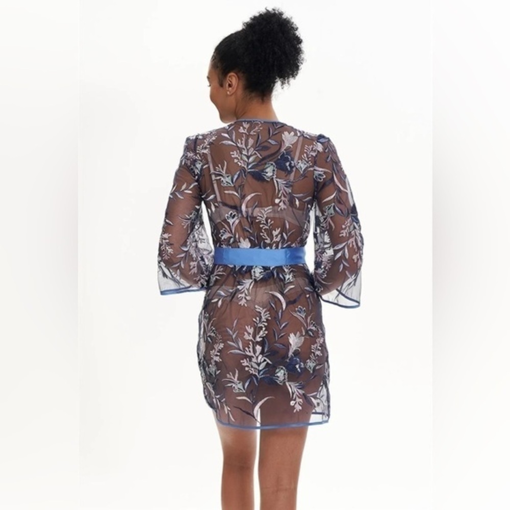 Anthropologie Rya Collection Shannon Cover Up in Ocean - Picture 4 of 4
